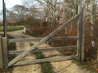 Deer Fence Gate Extension