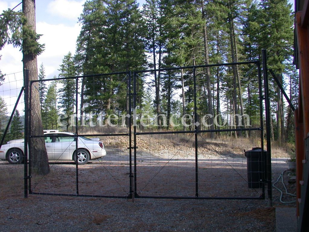 critterfence dual leaf gate idaho 2